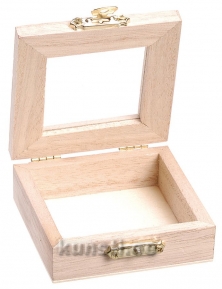 Wooden box 7 x 7 x 2.5 cm ― VIP Office HobbyART