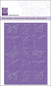 Папка для тиснения Embossing folder butterflies, cArt-Us 22728 ― VIP Office HobbyART