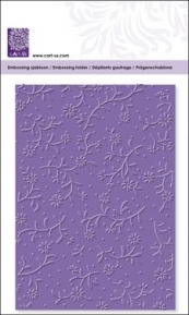 Tekstuurplaat Embossing folder flowers a.branch, cArt-Us 22741 ― VIP Office HobbyART