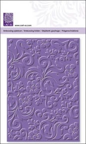 Папка для тиснения Embossing folder flowers a. orname, cArt-Us 22747 ― VIP Office HobbyART