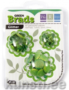 Брадсы Basics Glitter 42tk green ― VIP Office HobbyART