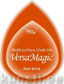 VersaMagic Chalk Ink Pad Dew Drop 53 red brick ― VIP Office HobbyART