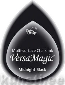 VersaMagic Chalk Ink Pad Dew Drop 91 night black ― VIP Office HobbyART