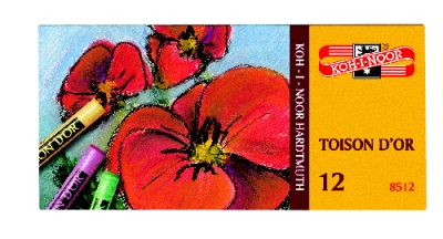 Пастель сухая в наборе KOH-I-NOOR TOISON D OR 12цв. 8512 ― VIP Office HobbyART