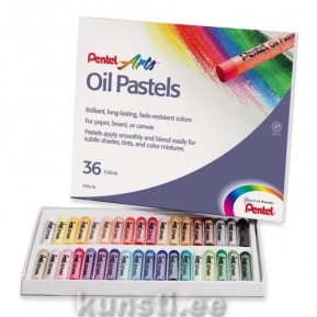 Пастель масляная Pentel Arts Oil Pastels PHN-36 ― VIP Office HobbyART