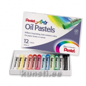 Пастель масляная Pentel Arts Oil Pastels PHN-12 ― VIP Office HobbyART