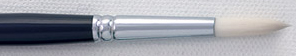 Кисть из синтетики, круглая, длинная ручка № 8 ― VIP Office HobbyART