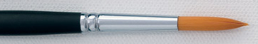 Кисть из синтетики, круглая, длинная ручка № 0 ― VIP Office HobbyART