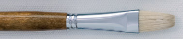Кисть из щетины, плоская, длинная ручка № 4 ― VIP Office HobbyART