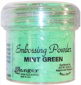Embossing powder, 17 g Ranger EPJ00334 mint green ― VIP Office HobbyART