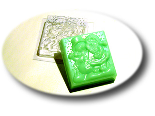 Soap mold "Дед мороз со снеговиком" ― VIP Office HobbyART