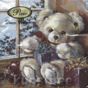 Салфетка для декупажа SDL-056000 33 x 33 cm Sweet Teddy Bear ― VIP Office HobbyART