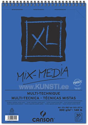 Canson XL Mix Media sketch album A5 300g, 15 sheets ― VIP Office HobbyART