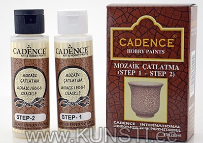 Mosaic krakleelakk dekupaažile Step1+Step2 70+70ml, Cadence ― VIP Office HobbyART