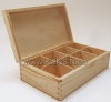Деревянная коробка для чая. 8 отделений 29x17.5x8cm