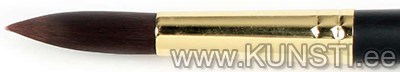 Кисть из синтетики, круглая, длинная ручка № 8 ― VIP Office HobbyART