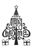 Папка для тиснения Hobby Solutions, Christmas Embossing Folders Merry Christmas