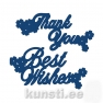 Die Tattered Lace ACD043 Thank you best wishes