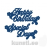 Die Tattered Lace ACD044 Happy Birthday special day