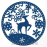 Ножи Tattered Lace ACD106 Snowglobe Reindeer