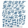 Ножи Tattered Lace ACD185 Ornate Alphabet