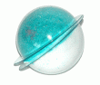 Пластиковая форма для бомбочек для ванной Сфера большая (диаметр 70 мм)