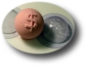 Пластиковая форма для бомбочек для ванной Сфера Доллар (диаметр 60 мм)
