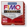 8020-202 Fimo effect, 56gr, Glitter Red