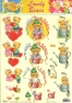 Карта для 3Д декупажа, A4  LeSuh STAPLB01