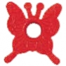 Люверсы, 4 мм, цвет красные, 20 шт 4883472