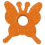 Люверсы, 4 мм, цвет оранжевые, 20 шт 4883473