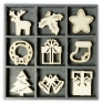 Wooden ornaments 10,5x10,5cm 45pcs