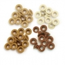 Eyelets assortment 60tk brown