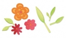 Ножи Sizzlits Die Set flowers & leaves, Sizzix 657385