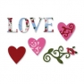 Lõikenoad Sizzlits Die Set love set 3, Sizzix 657403