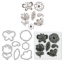 Sizzix Framelits Die set stamp 7pk flowers & butterflies