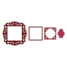 Sizzix Framelits die set 3pk fancy square frame