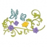 Ножи Thinlits Dies - Butterflies & Flower Vine, Sizzix 658944