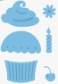 Ножи Marianne Design Creatables LR0160 cupcake 