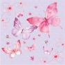 Салфетка для декупажа Gentle butterflies violet SDL390004