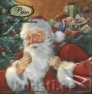 Салфетка для декупажа SDL-043000 33 x 33 cm Smiling Santa Claus