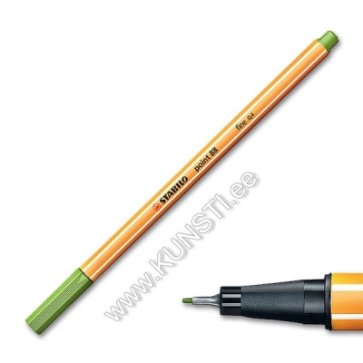 Stabilo Point 88/33 apple green Fineliner, Line Width 0,4 mm ― VIP Office HobbyART