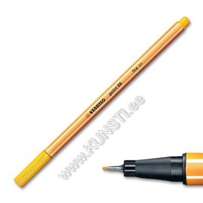 Stabilo Point 88/44 yellow Fineliner, Line Width 0,4 mm ― VIP Office HobbyART