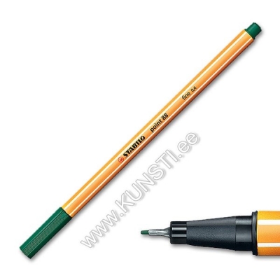 Stabilo Point 88/53 pine green Fineliner, Line Width 0,4 mm ― VIP Office HobbyART