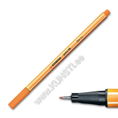 Stabilo Point 88/54 orange Fineliner, Line Width 0,4 mm ― VIP Office HobbyART