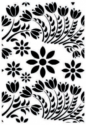 Flower трафарет Cadence collection fcs-6 21x30 ― VIP Office HobbyART