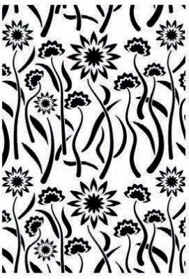 Flower stencil collection fcs-7 21x30 ― VIP Office HobbyART