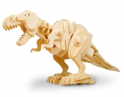 D220 Wooden puzzle Biting T-Rex ― VIP Office HobbyART