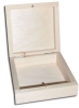 Puidust toorik - Puidust karp. Mõõdud: 8.5 x 8.5 x 3.7cm