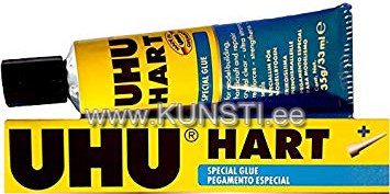 Клей UHU HART 33ml для пластика и моделирования ― VIP Office HobbyART